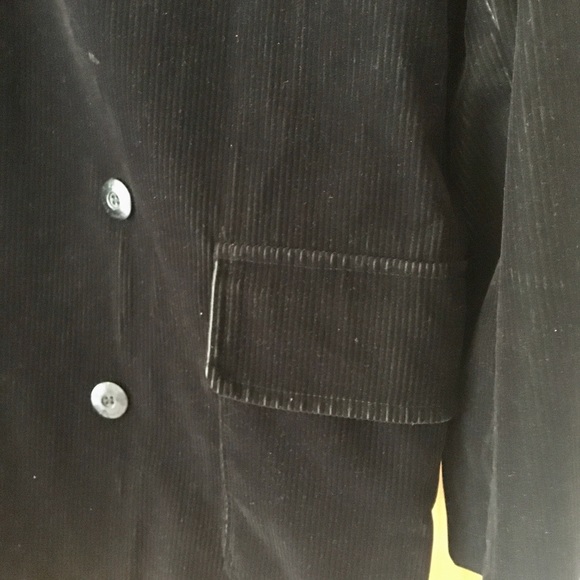 Zara Men Black Corduroy Button Jacket - Picture 5 of 6